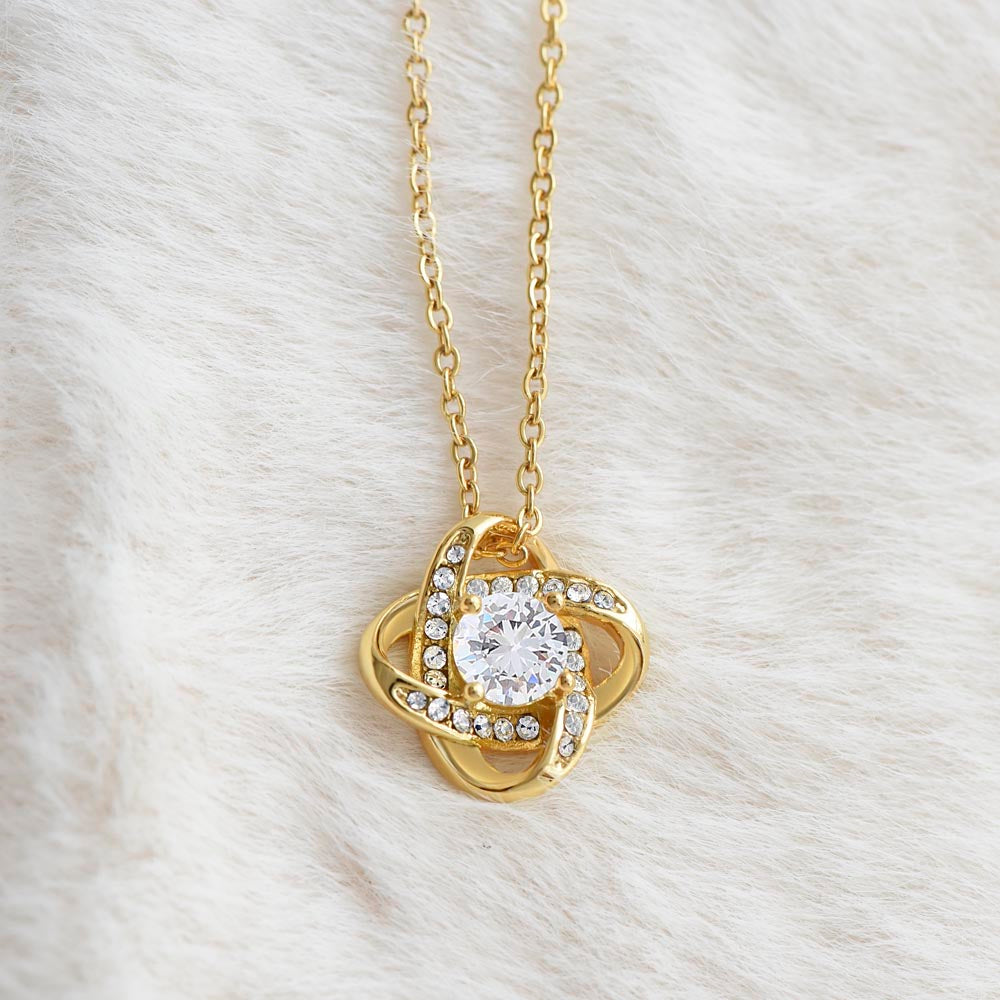 To My Sister, Love Knot Necklace