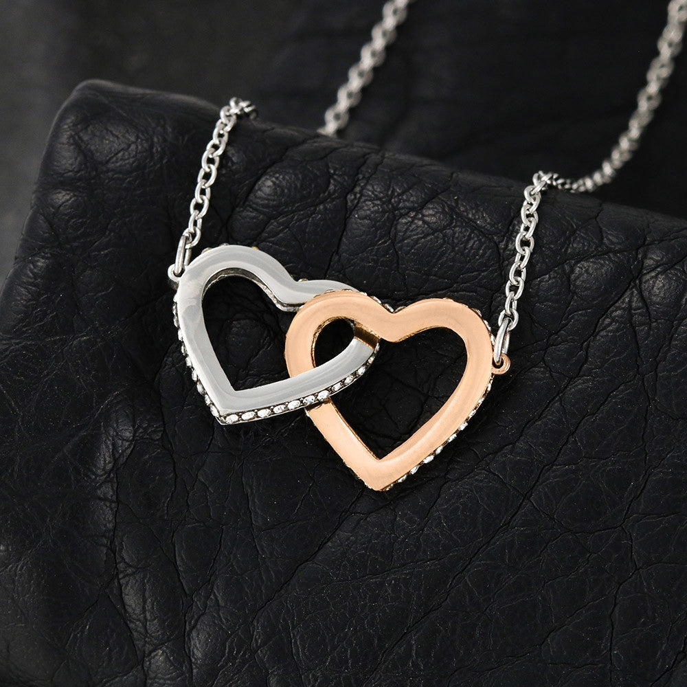 To My Granddaughter – Interlocking Hearts Necklace from Grandma